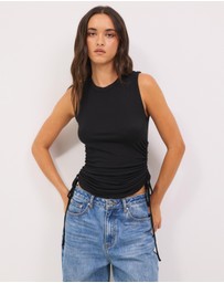 Calli - Noah Drawstring Jersey Tank