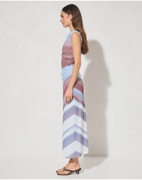 MON RENN - Chroma Asymmetric Dress