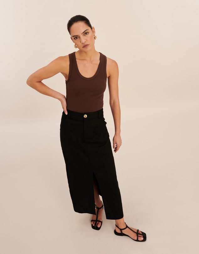 AERE - Cotton Scoop Tank