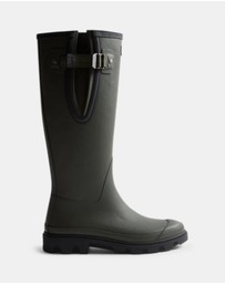 Hunter - Unisex Downpour Adjustable Boot Dark Olive/Black