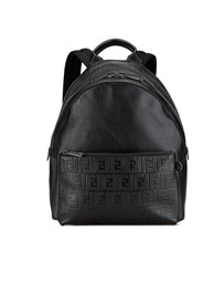 Pre-Loved by Azura Reborn - Pre-Loved Vitello Grace Zucca Embossed Leather Backpack