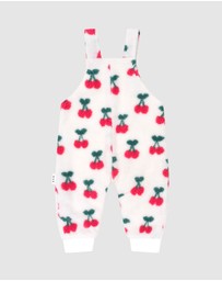 Huxbaby - Very Cherry Sherpa Overalls - Babies-Kids
