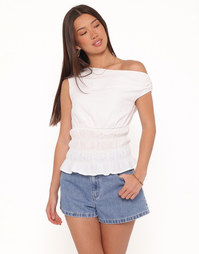 Petal & Pup - Lia Off Shoulder Top - Ivory