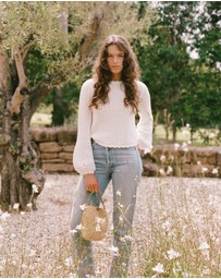 Peony - Pointelle Pullover