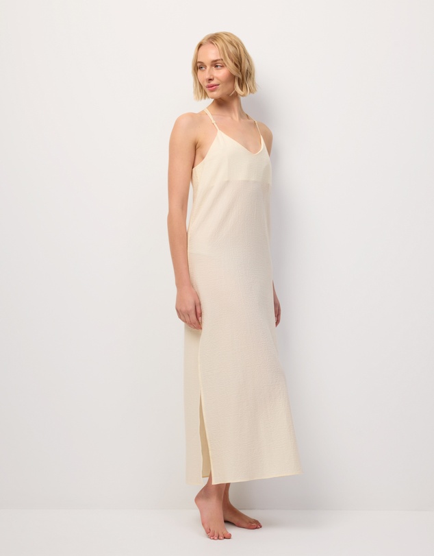 Wanderluxe Sleepwear - Limoncello Camisole Slip Dress Long
