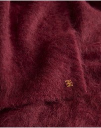 Trenery - Brushed Alpaca Scarf in Red Mahogany