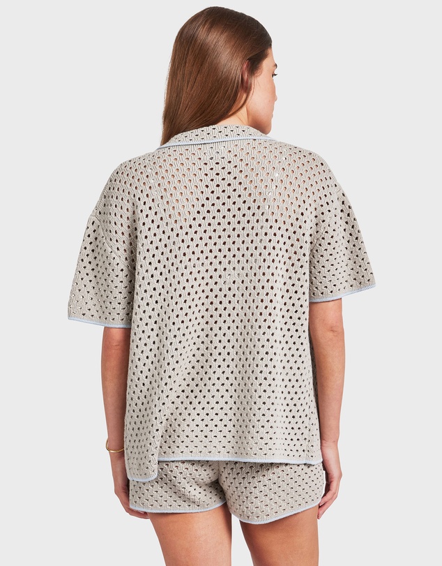 Academy Brand - Farrah Crochet Shirt