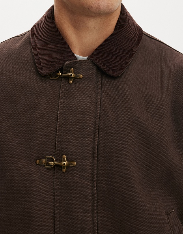 Cotton On - Cropped Canvas Harrington