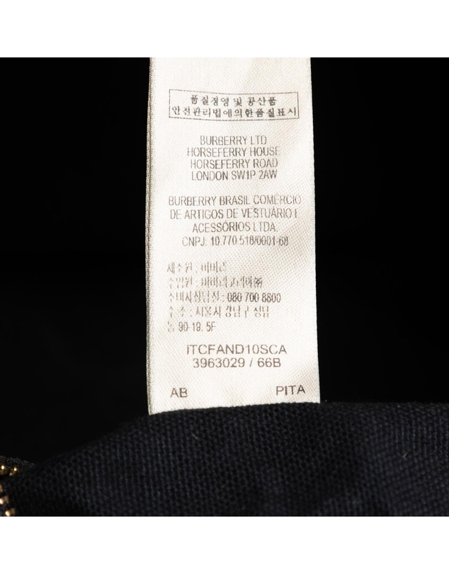 Pre-Loved by Azura Reborn - Pre-Loved Small Leather and House Check Canvas Canterbury Tote