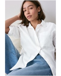 NEXT - Long Sleeve Shirt With Linen