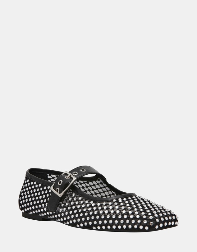 Steve Madden - Marcela Black Mesh Flats