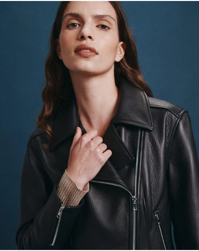 SABA - Selina Leather Biker Jacket
