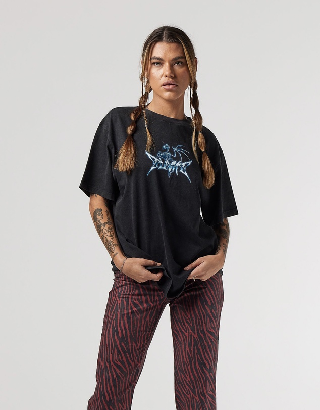 Old Flame Label - Azurite Tee