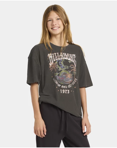 Billabong - Girls 6 to 16 Celestial Being Oversized T-Shirt