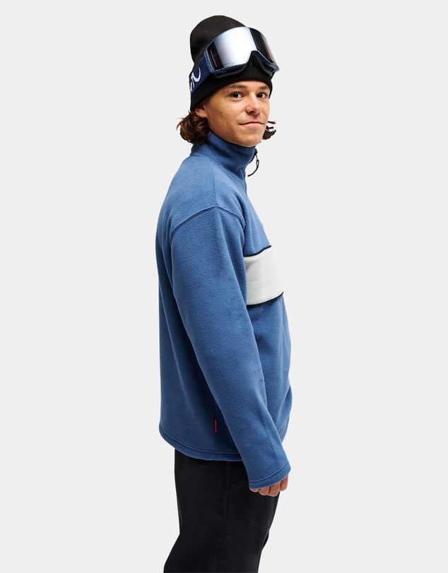 Quiksilver - Mens YG Cruz Polar Half Zip Fleece Jacket