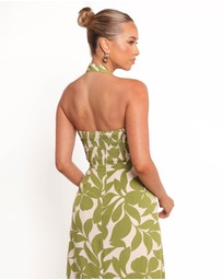 Petal & Pup - Alexis Maxi Dress - Green Floral