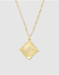 Wanderlust + Co - Ravioli Gold Necklace