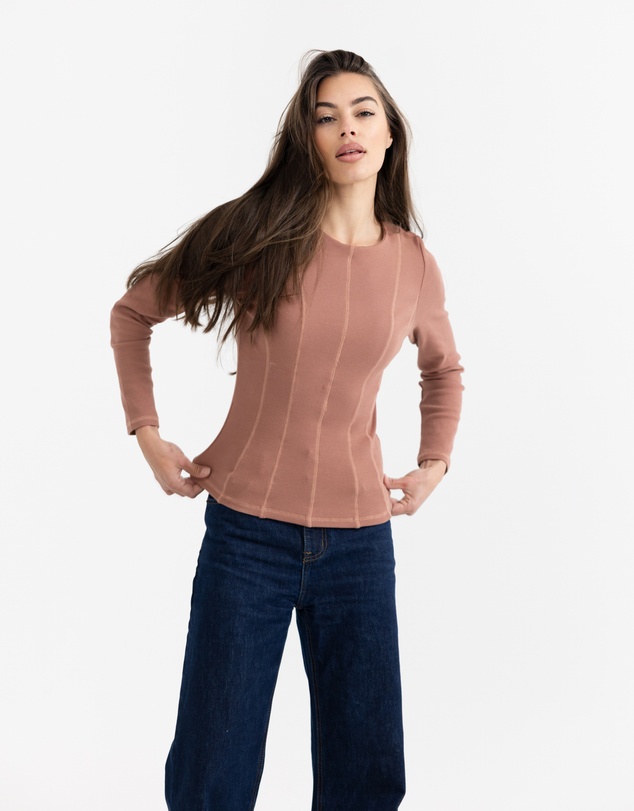 Mod Squad - Luxe Rib Panel Top