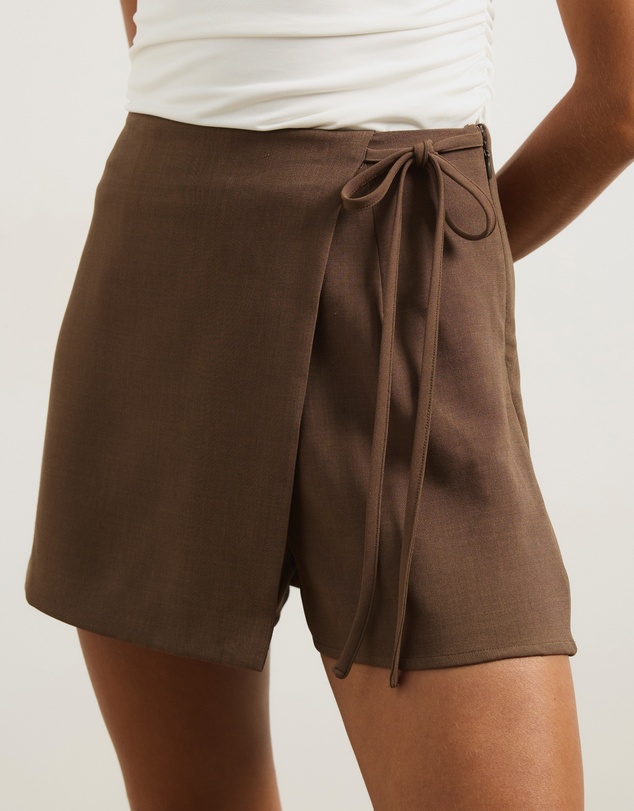 Atmos&Here - Evelyn Tailored Wrap Skort