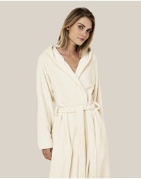 Papinelle - Long Plush Hooded Robe