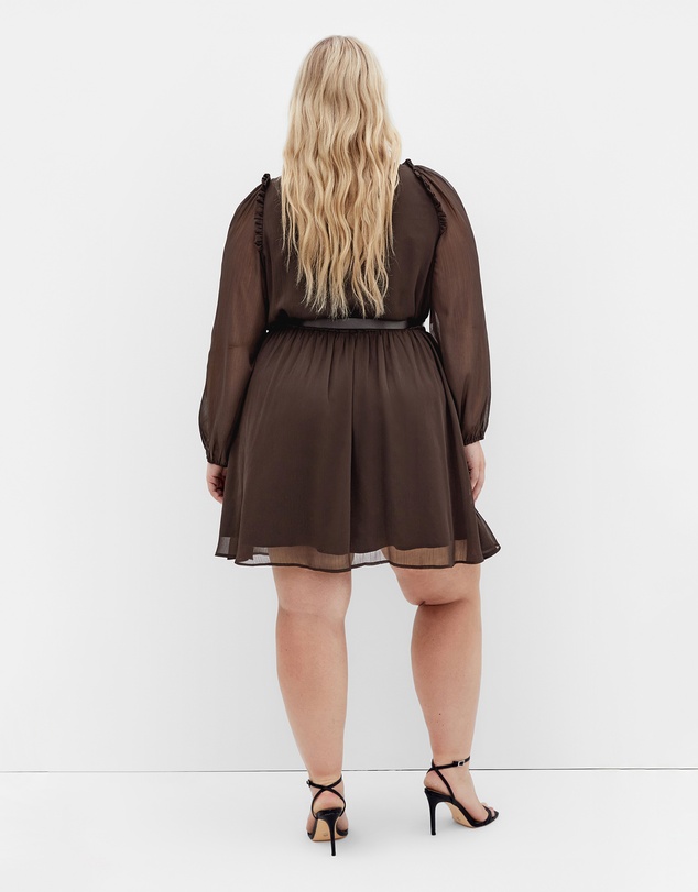 City Chic - Plus sizeMadelynn Dress - chocolate