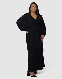 Pink Dusk by Curve Project - Secret Rendezvous Maxi Dress