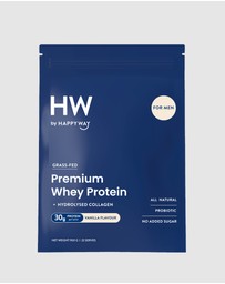 Happy Way - Men's Vanilla Whey Protein Powder