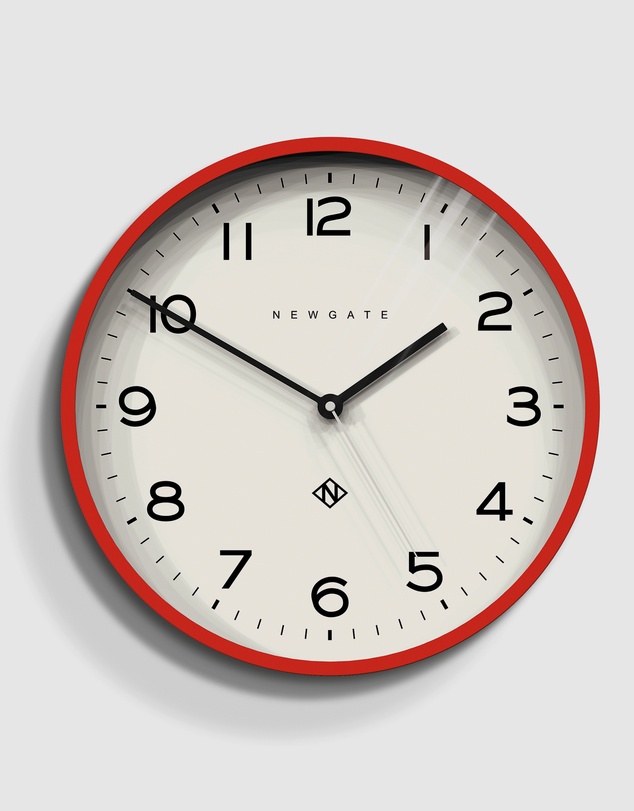 Newgate - Newgate Number Three Echo Clock Silicone Red