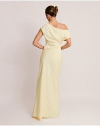 Six Stories - Asymmetric Satin Bridesmaid Dress