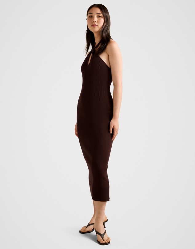 Forever New - Tara Beaded Halter Neck Knitted Dress