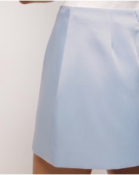AERE - Isla Satin Mini Skirt