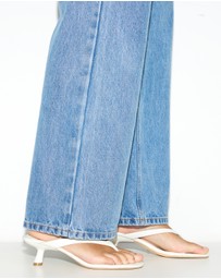Dazie - London High Waisted Wide Leg Jeans