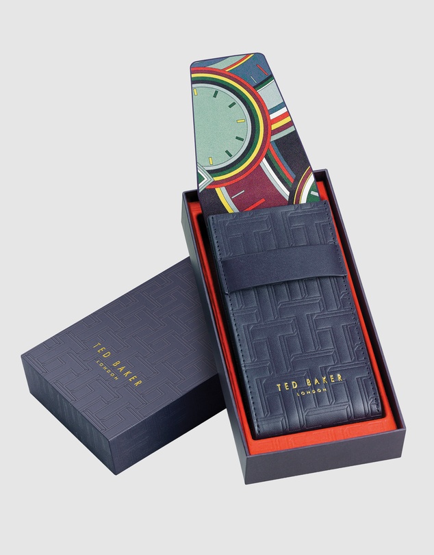 Ted Baker - Manhatt 40mm Black Leather Watch