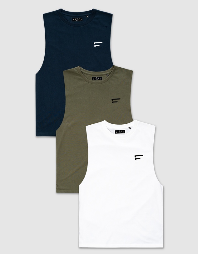 First Division - 3-Pack Performance Crest Tank
