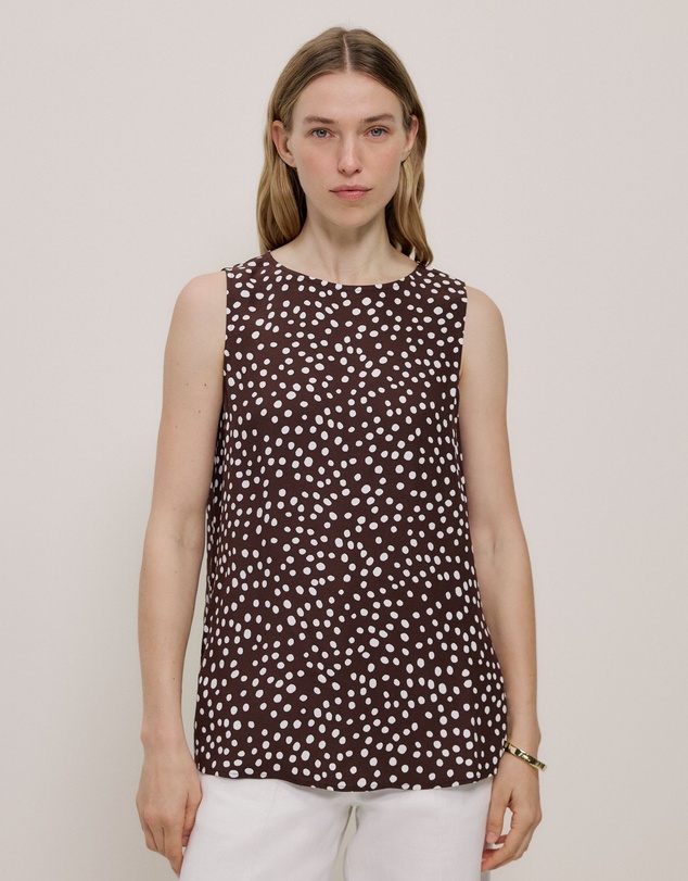 Trenery - Elorie Longline Tank in Coffee