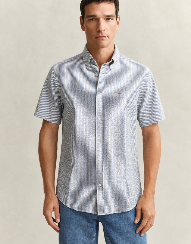 Gant - Seersucker Stripe Short Sleeve Shirt