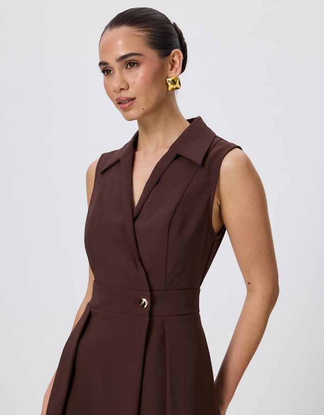 Tussah - Julia Wrap Tailored Midi Dress