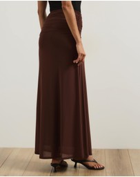Atmos&Here - Mariana Gathered Maxi Skirt