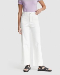 Oxford - Alexa Patch Pocket Wide Leg Jeans