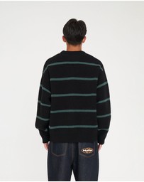 Huffer - Stack Stripe Knit Crew