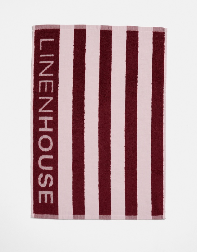 Linen House - Linen House Logo Stripe Tea Towel