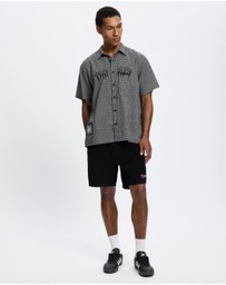 Thrills - Cut Shattered Cropped Short Sleeve Shirt