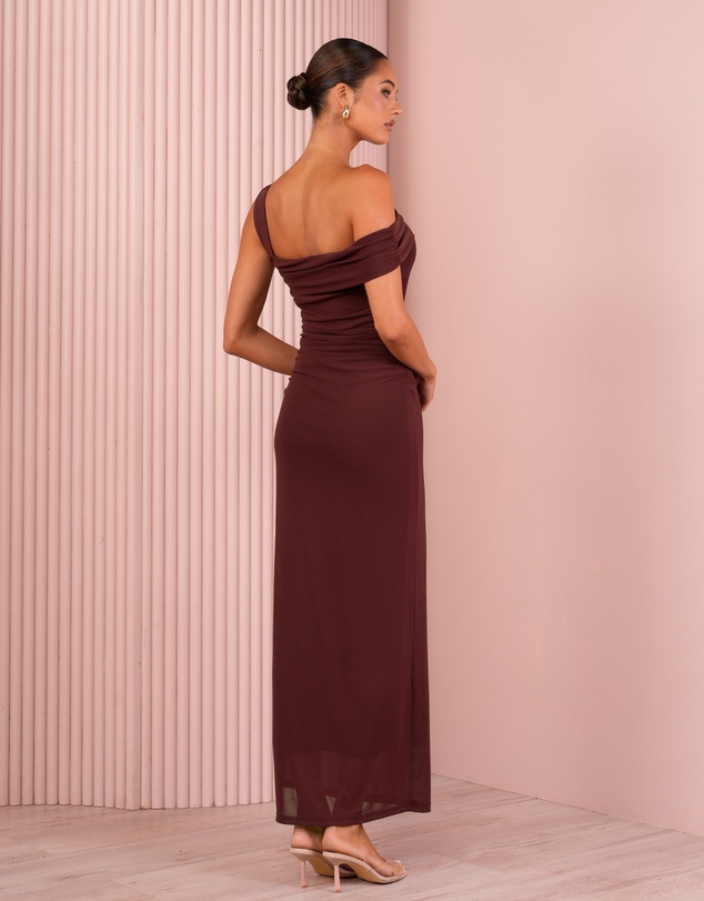 Azzurielle - Cori Off Shoulder Maxi Dress