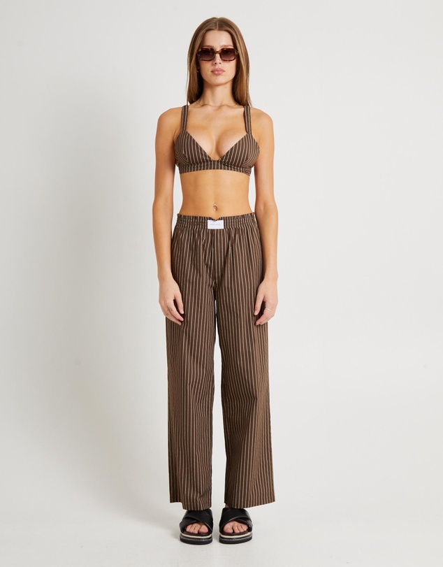 Subtitled - Poppy Stripe Bralette