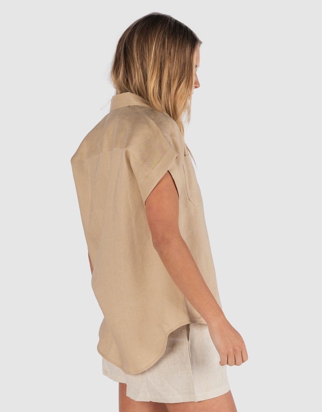 CAMIXA - CAPRI Short Sleeve Linen Shirt