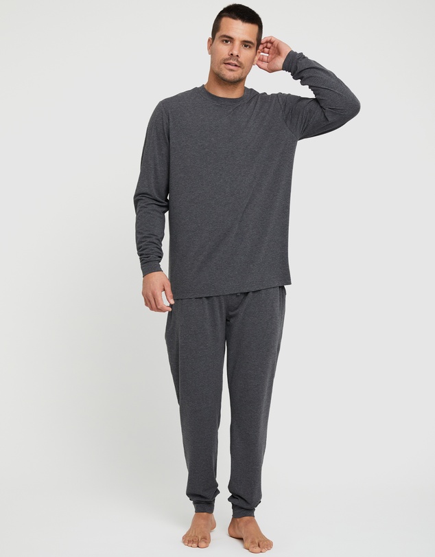 Bamboo Body - Men's Long Sleeve Crew Neck
