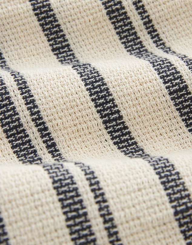NEXT - Textured Stripe Short Sleeve Shirt