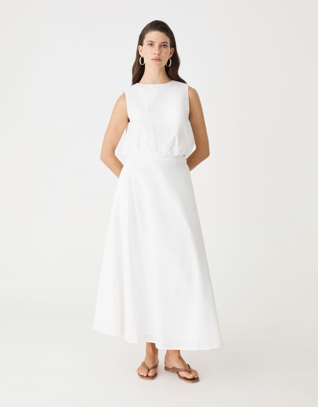 Forcast - Kenya 2 Ruched Linen Top