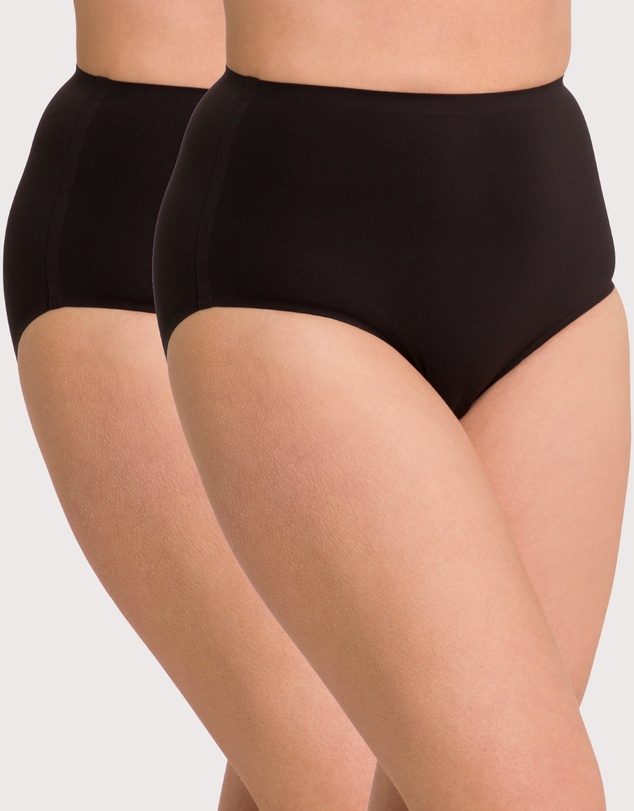 Ava & Audrey  - Underbliss by Ava & Audrey Invisibliss No Show Seamless Full Brief 2 Pack
