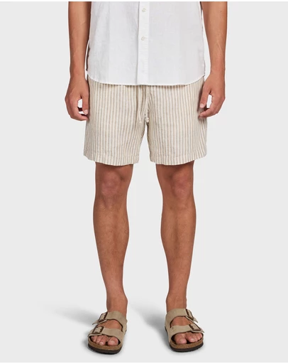 Academy Brand - Stripe Riviera Linen Short